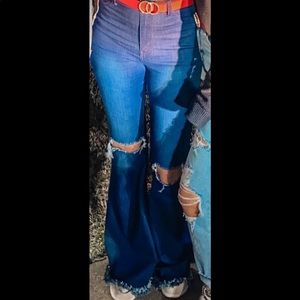Bell bottom jeans